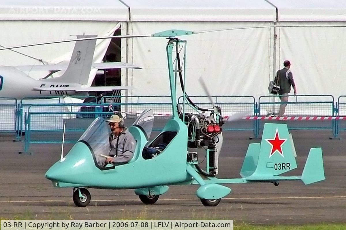 03-RR, Magni Gyro M-16 Tandem Trainer C/N Not found 03-RR, Magni M-16 Tandem Trainer [Unknown] Vichy~F 08/07/2006