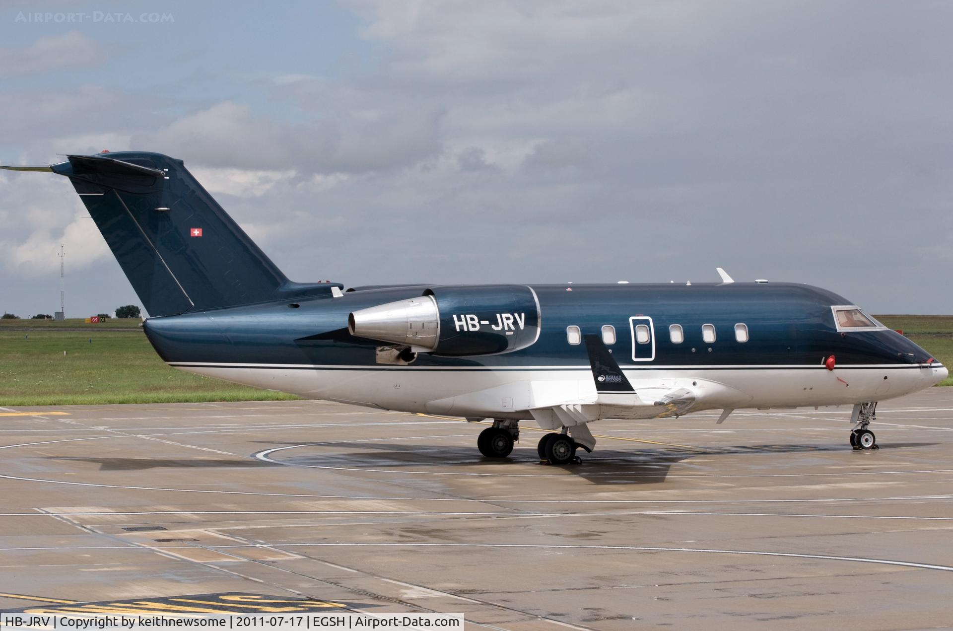 HB-JRV, 1988 Canadair Challenger 601-3A (CL-600-2B16) C/N 5035, Nice visitor, sitting in the sun !