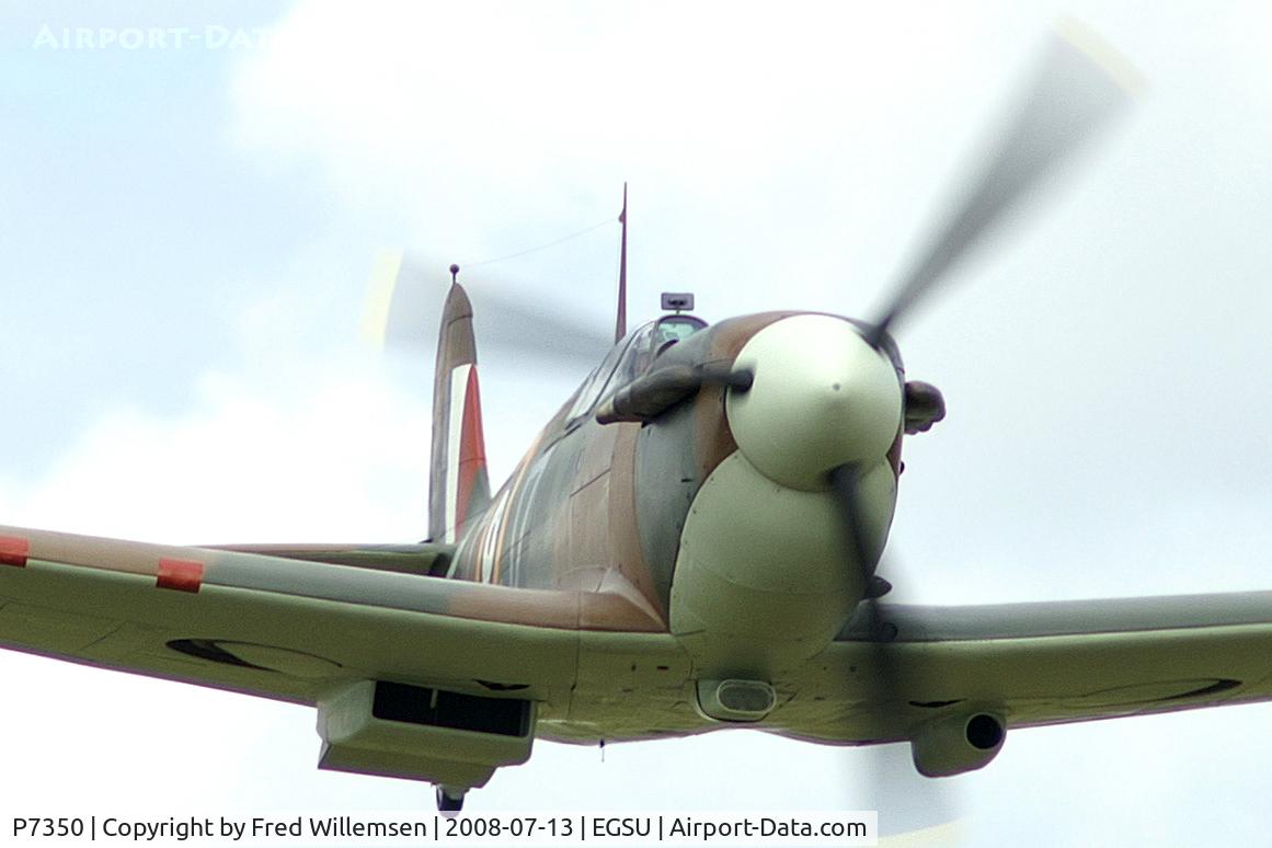 P7350, 1940 Supermarine 329 Spitfire IIa C/N CBAF.14, Low take off
