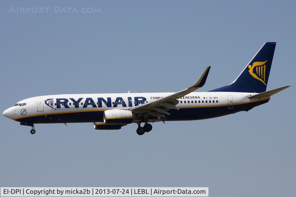 EI-DPI, 2007 Boeing 737-8AS C/N 33608, Landing