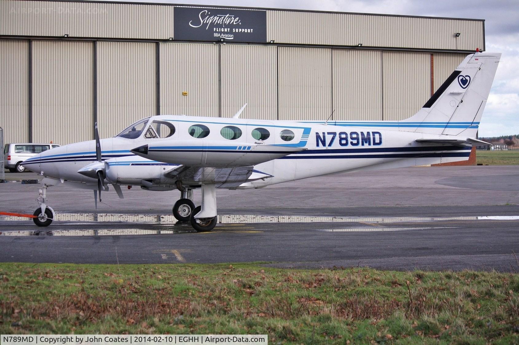 N789MD, 1980 Cessna 340A C/N 340A1021, On its way to the paintshop