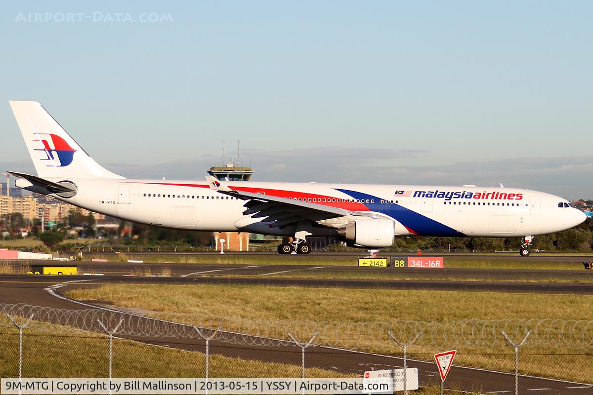 9M-MTG, 2012 Airbus A330-323X C/N 1318, taxi from 34L