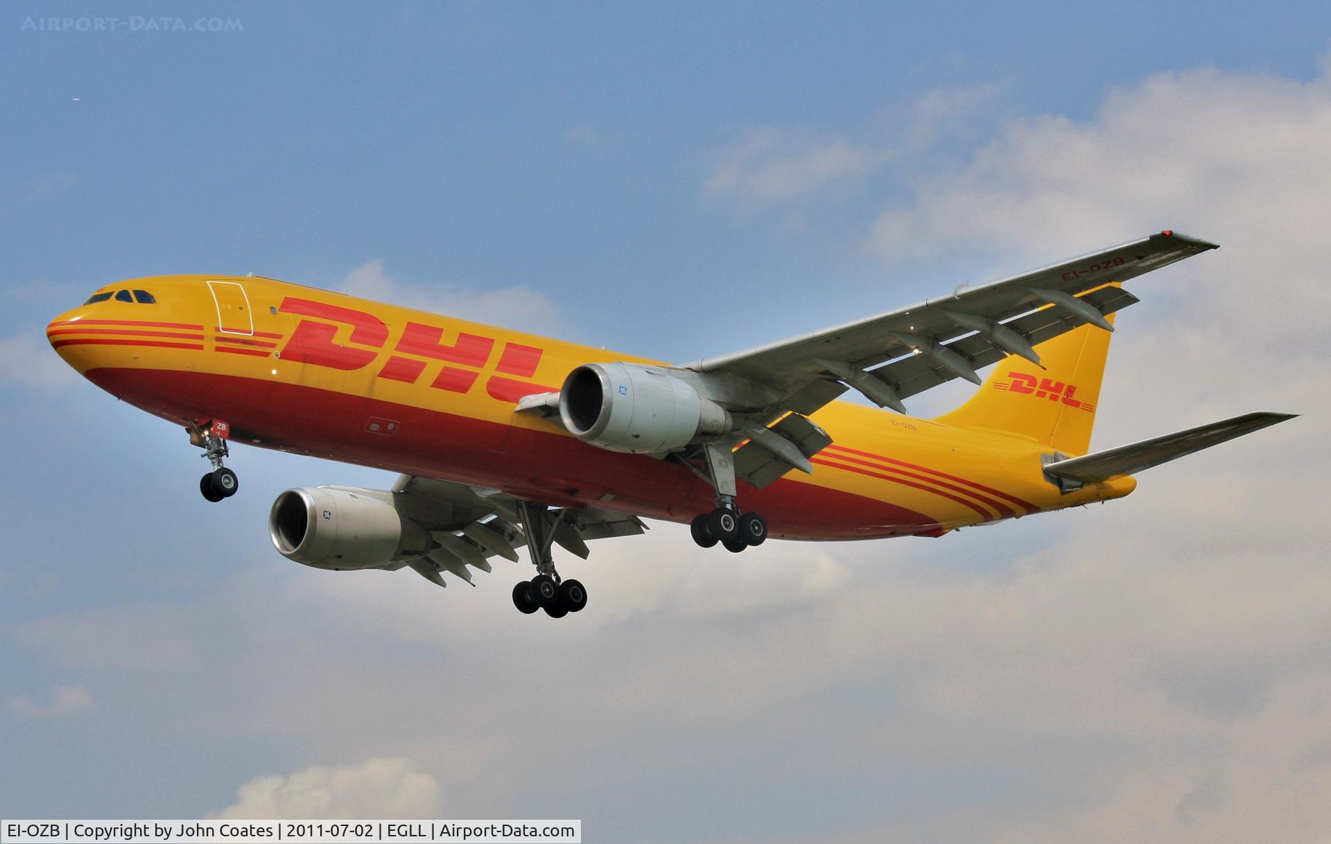 EI-OZB, 1982 Airbus A300B4-103(F) C/N 184, Finals to 27L
