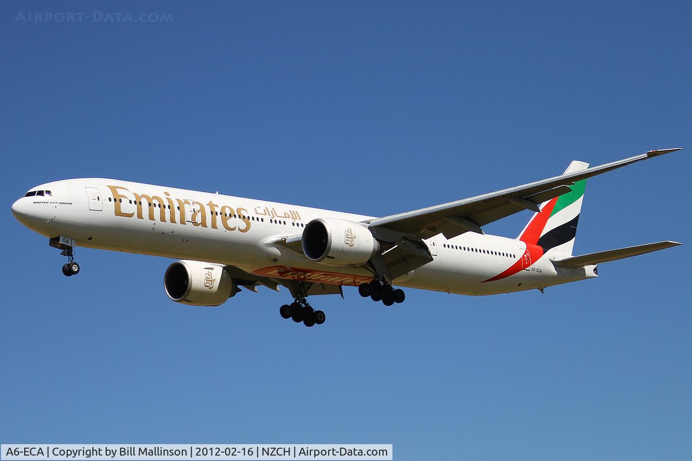 A6-ECA, 2006 Boeing 777-36N/ER C/N 32794, finals to 02 as EK418