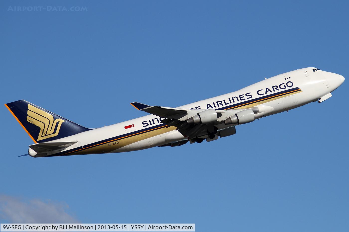 9V-SFG, 1998 Boeing 747-412F/SCD C/N 26558, off from34L