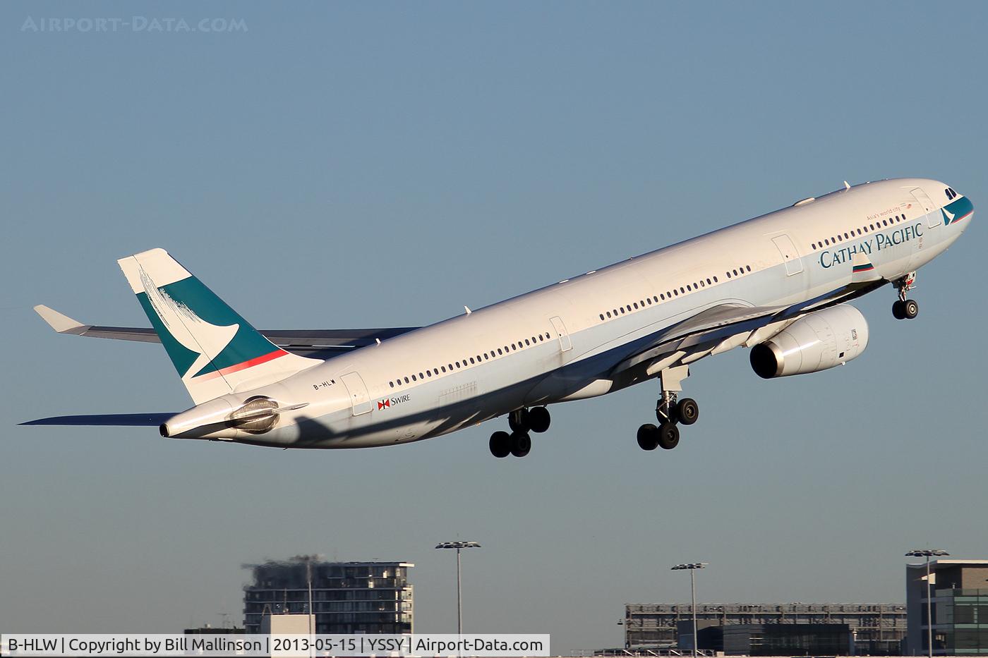 B-HLW, 2003 Airbus A330-343 C/N 565, away home to HKG