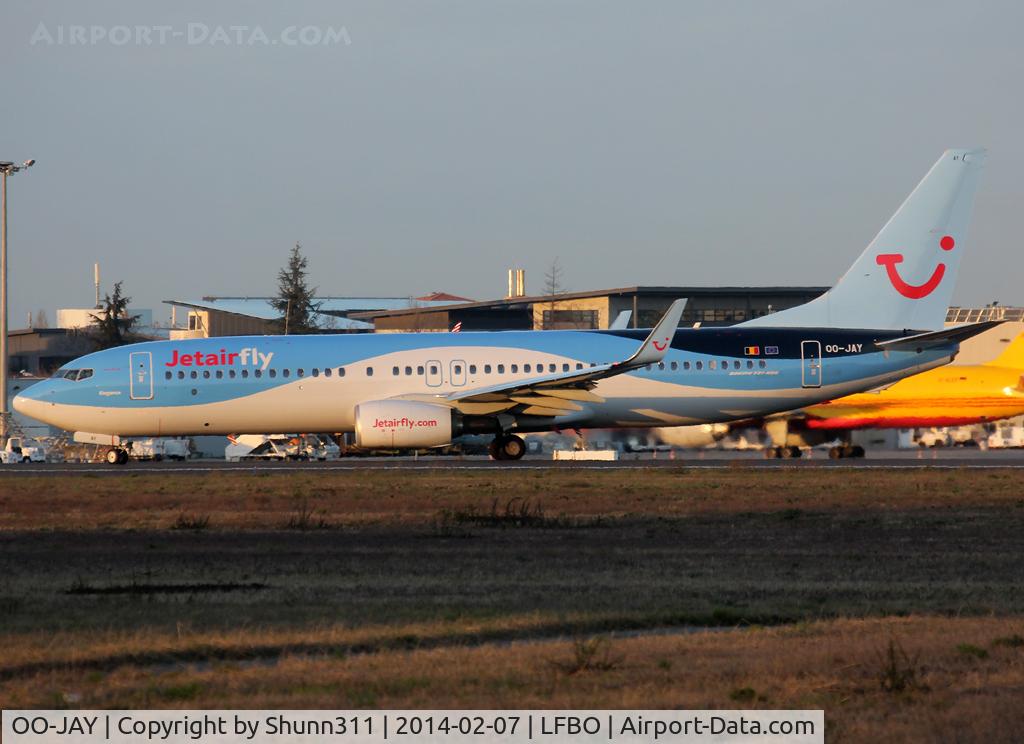 OO-JAY, 2013 Boeing 737-8K5 C/N 40944, Lining up rwy 32R from November 2