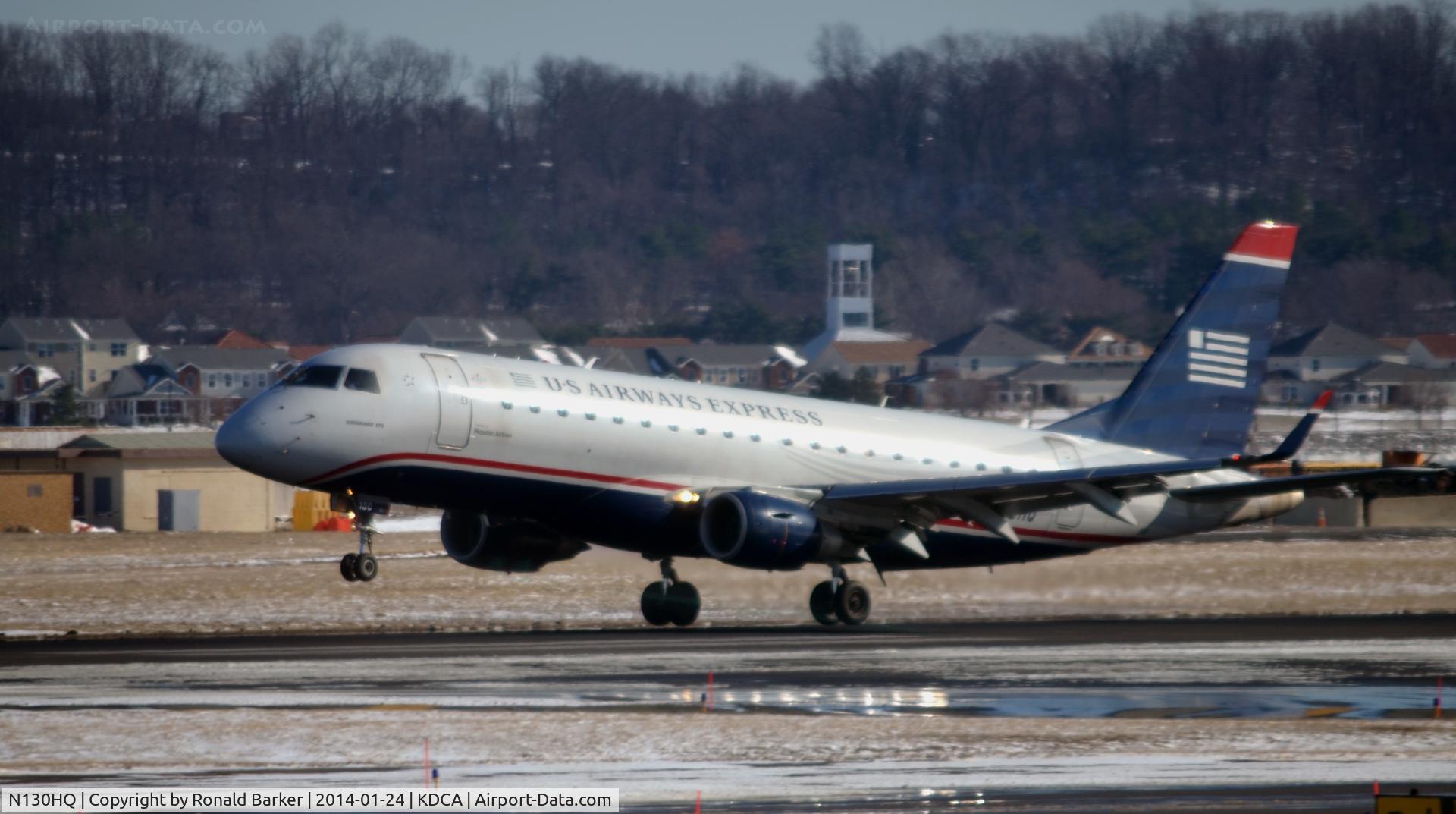 N130HQ, 2008 Embraer 175LR (ERJ-170-200LR) C/N 17000212, Landing National
