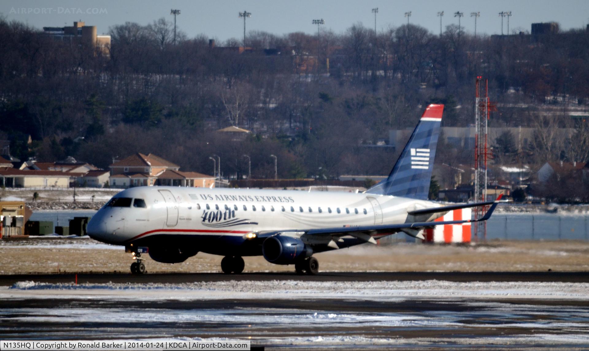 N135HQ, 2008 Embraer 175LR (ERJ-170-200LR) C/N 17000224, Takeoff National