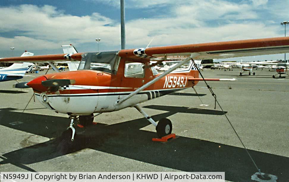 N5949J, 1973 Cessna A150L Aerobat C/N A1500401, 1973 A150L N5949J before restoration by Brian Anderson