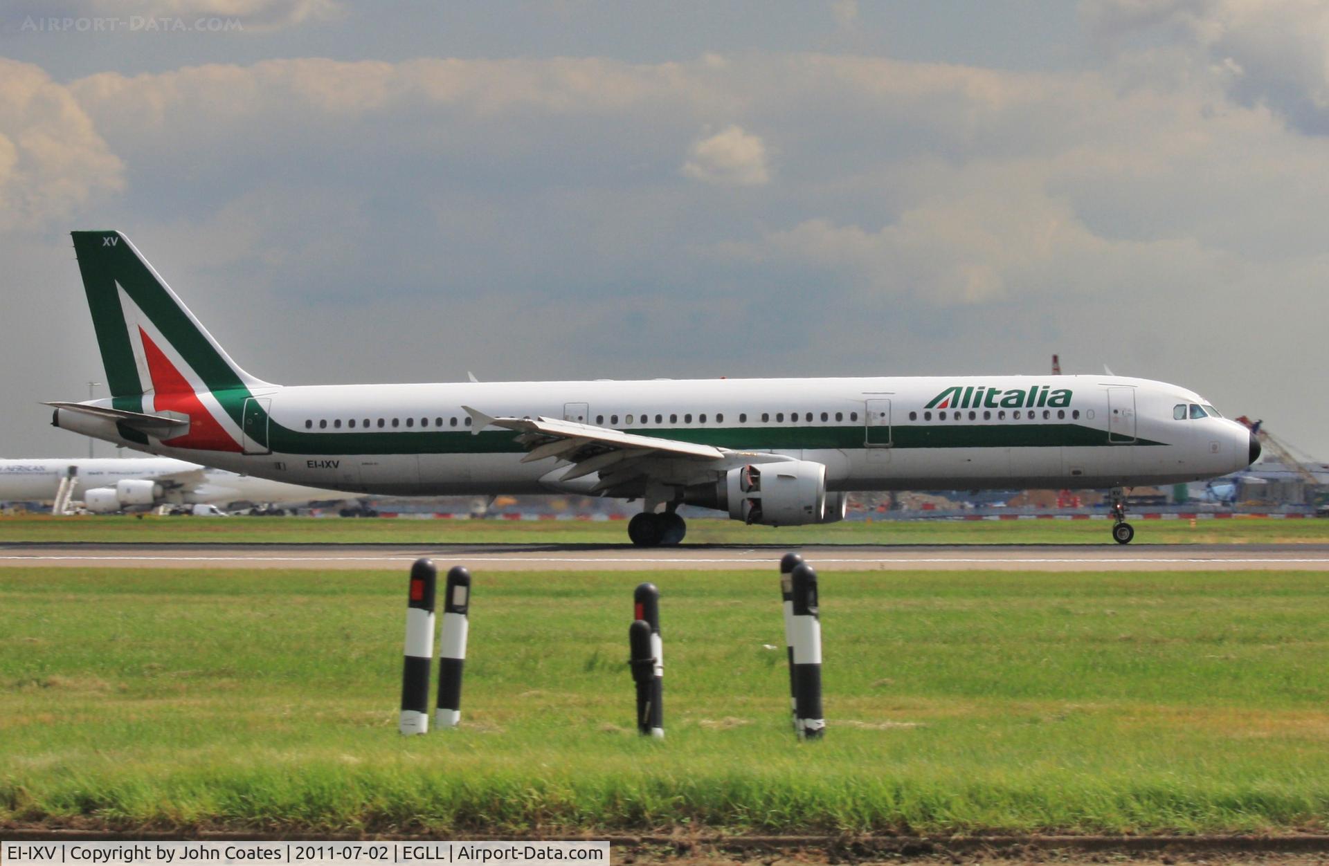 EI-IXV, 1998 Airbus A321-112 C/N 819, Touchdown 27R