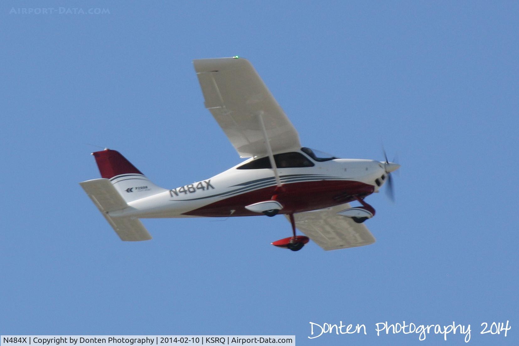 N484X, 2013 Tecnam P-2008 C/N 076, Tecnam P-2008 (N484X) on approach to Sarasota-Bradenton International Airport