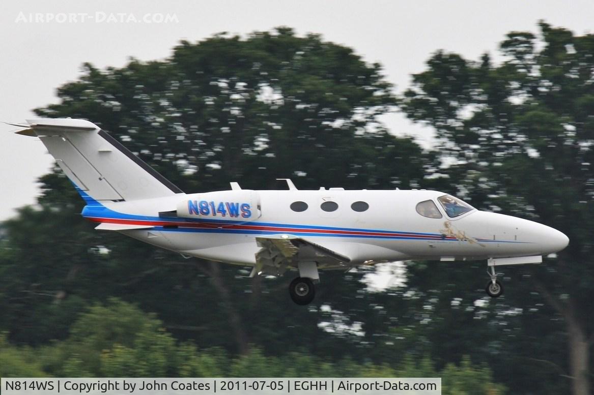 N814WS, 2007 Cessna 510 Citation Mustang C/N 510-0032, Landing 26