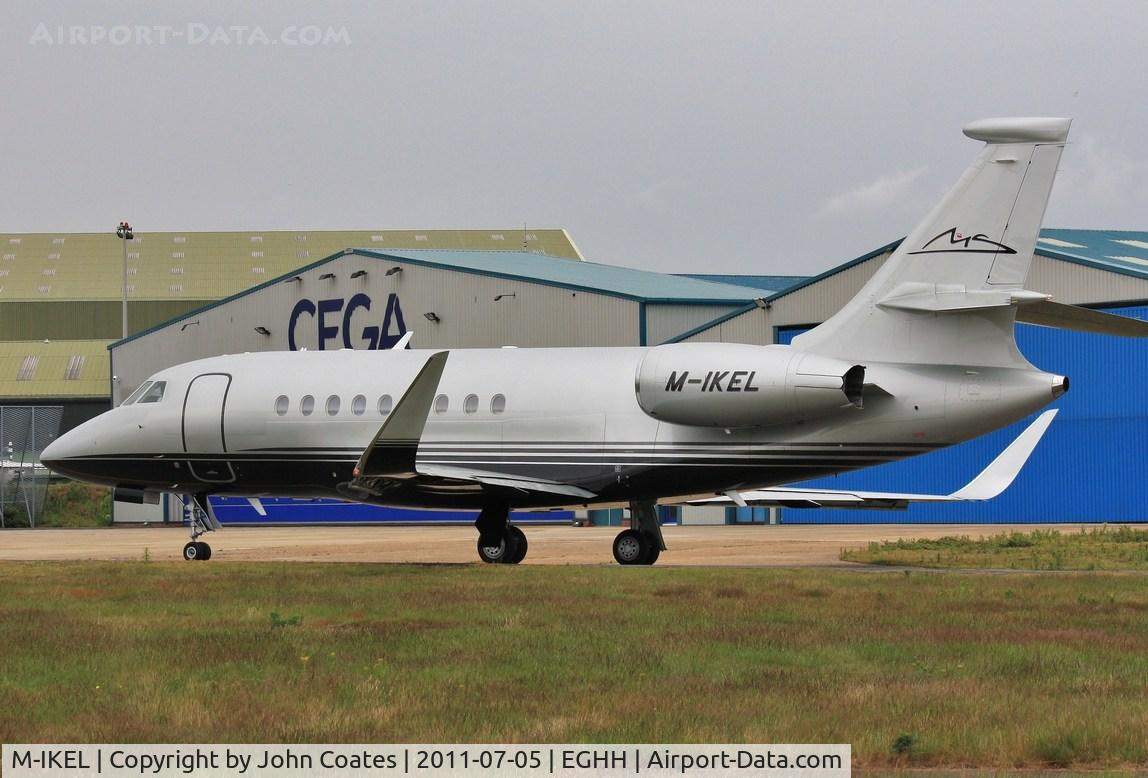 M-IKEL, 2010 Dassault Falcon 2000LX C/N 216, About to depart its Av8 home