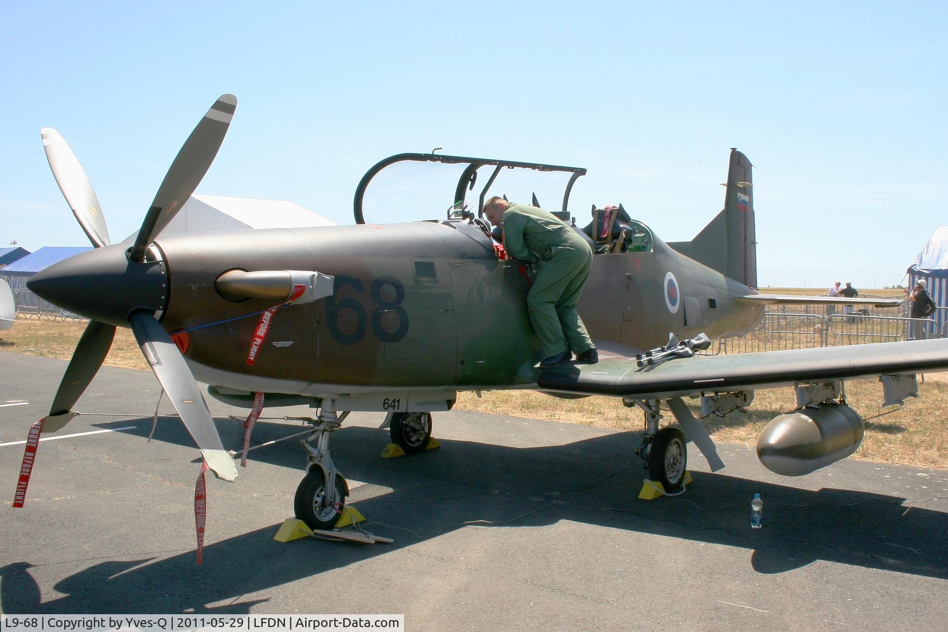 L9-68, Pilatus PC-9M Hudournik C/N 641, Slovenian Air Force Pilatus PC-9M, Static display, Rochefort-St Agnant Air Base 721 (LFDN-RCO) Open day 2011