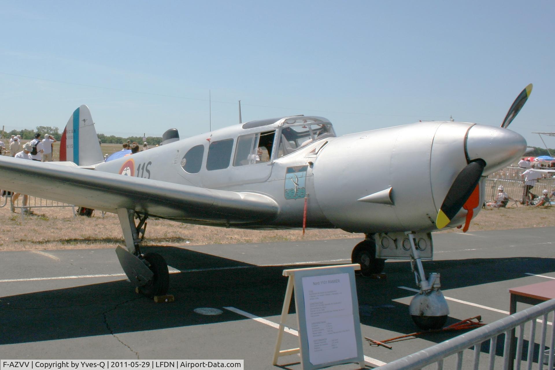 F-AZVV, 1959 Nord 1101 Noralpha C/N 15, Nord 1101 Ramier, Static display, Rochefort-St Agnant Air Base 721 (LFDN-RCO) Open day 2011