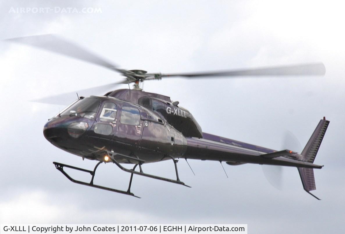 G-XLLL, 1981 Aerospatiale AS-355F-1 Twin Squirrel C/N 5033, Arriving to BHL