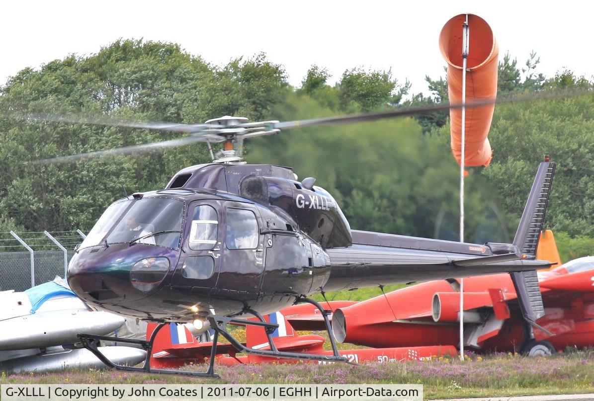 G-XLLL, 1981 Aerospatiale AS-355F-1 Twin Squirrel C/N 5033, Setting down