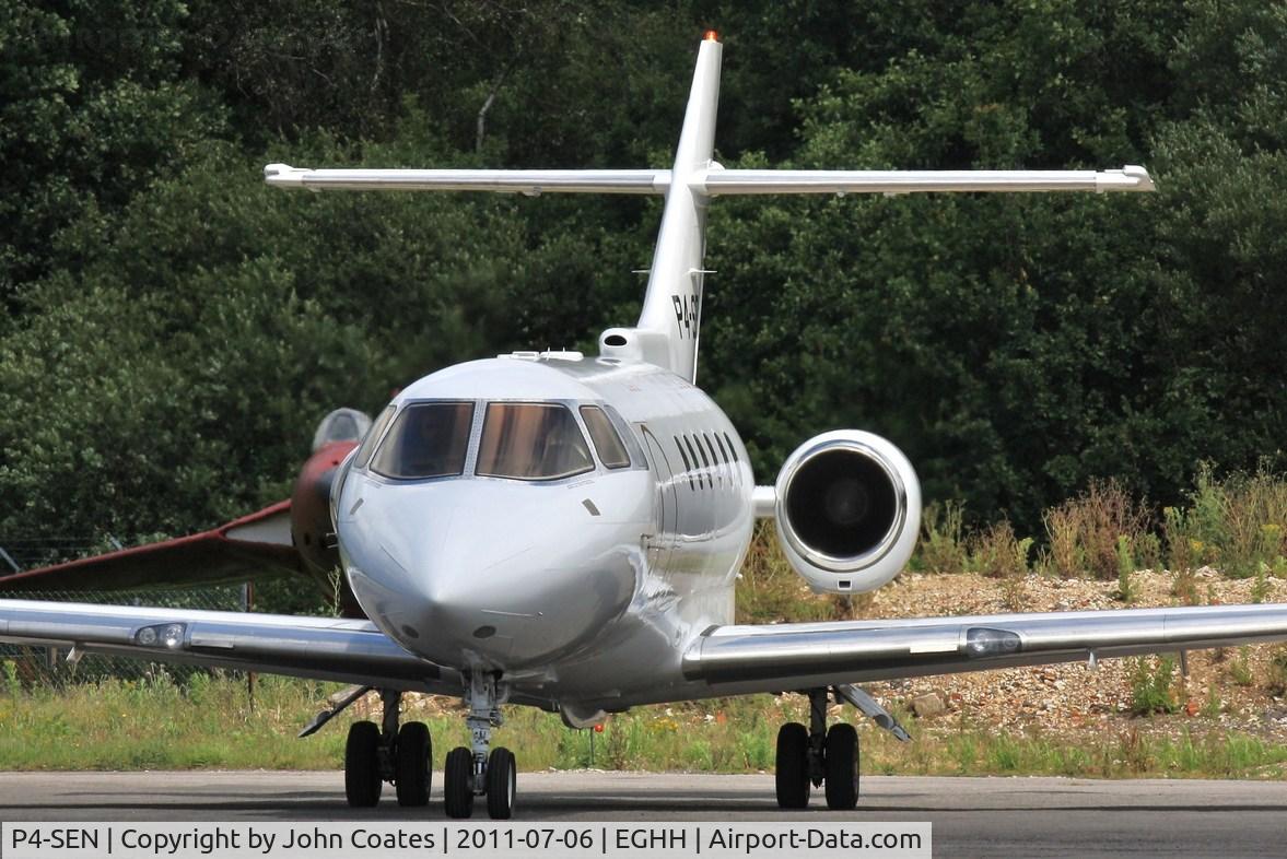 P4-SEN, 2003 Raytheon Hawker 800XP C/N 258617, On JETS apron