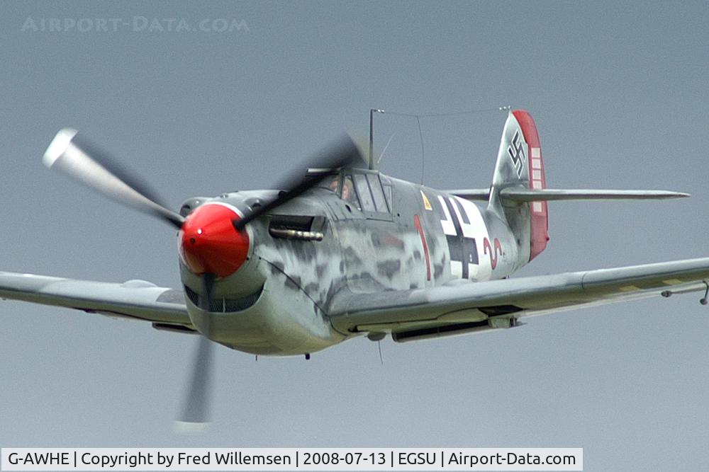 G-AWHE, Hispano HA-1112-M1L Buchon C/N 64, Merlin-engined Bf-109