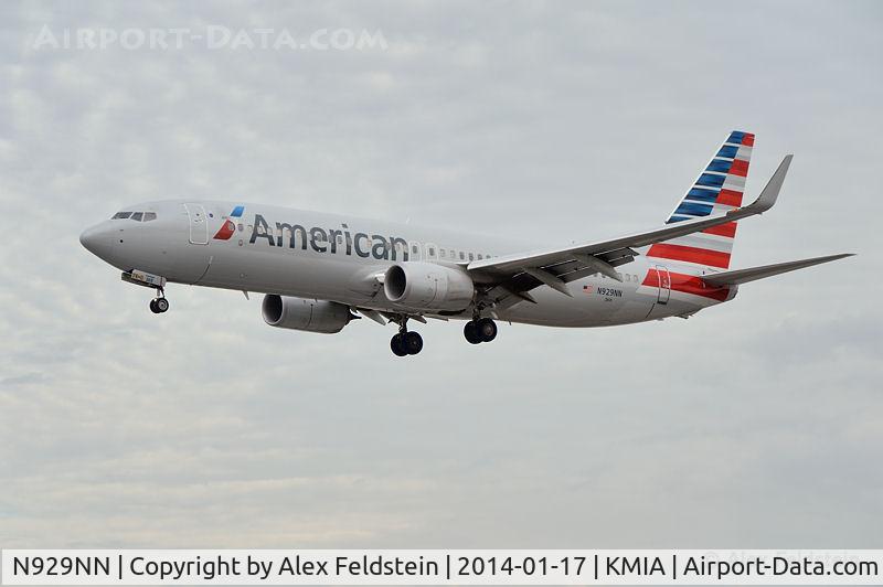 N929NN, 2012 Boeing 737-823 C/N 33322, Miami