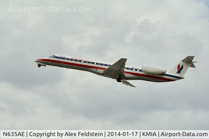 N635AE, 1999 Embraer ERJ-145LR (EMB-145LR) C/N 145158, Miami