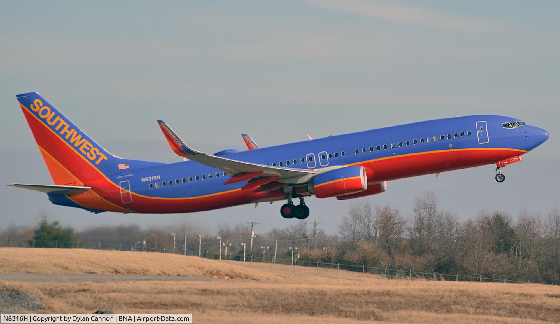 N8316H, 2012 Boeing 737-8H4 C/N 36684, 737-800