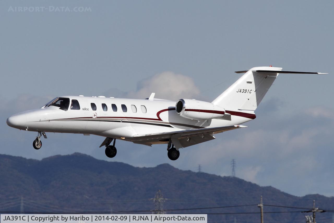 JA391C, 2008 Cessna 525A  Citation CJ2+ C/N 525A-0391, Landing on RWY 34.