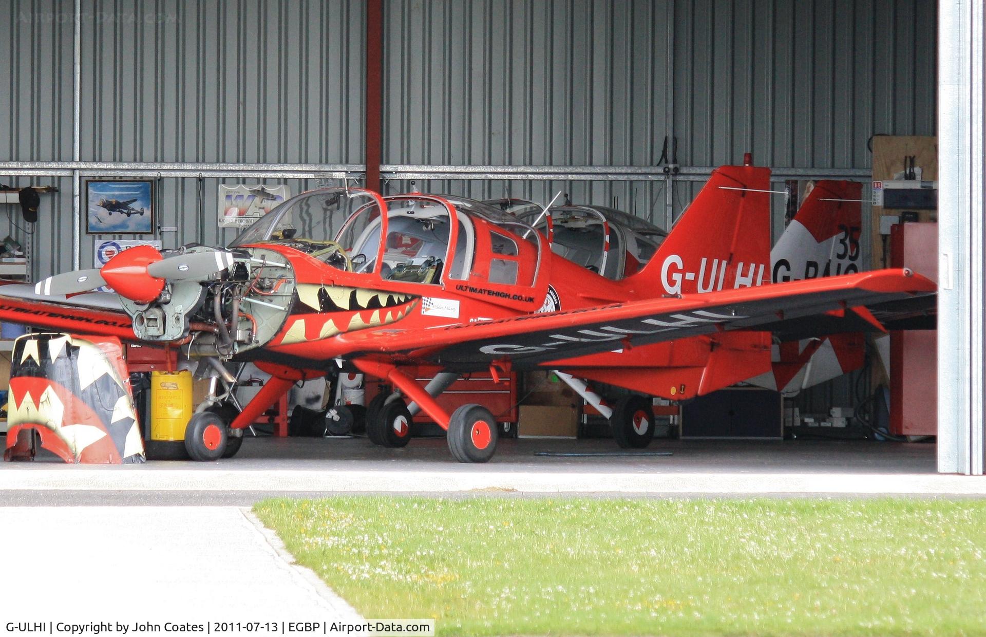 G-ULHI, 1972 Scottish Aviation Bulldog Series 100 Model 104 C/N BH100/148, ULHI = Ultimate High