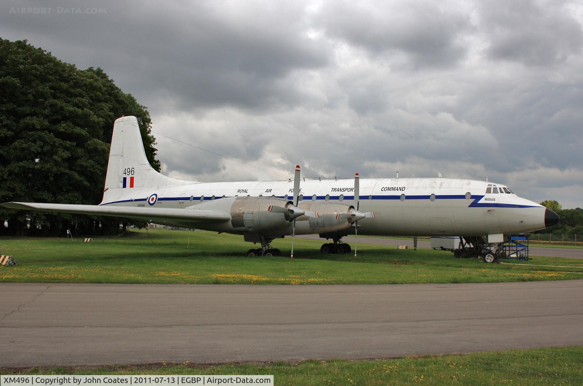 XM496, 1959 Bristol Britannia C.1 (175 Britannia 253F) C/N 13508, Sole survivor of RAF Britannias