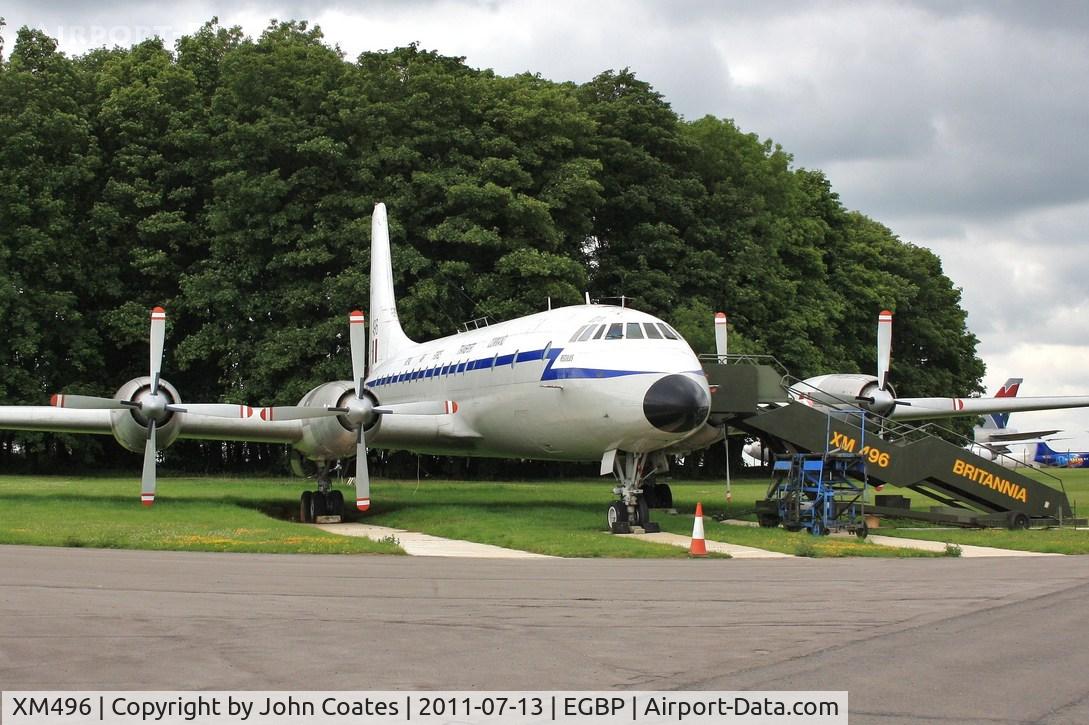 XM496, 1959 Bristol Britannia C.1 (175 Britannia 253F) C/N 13508, Sole complete ex RAF Britannia