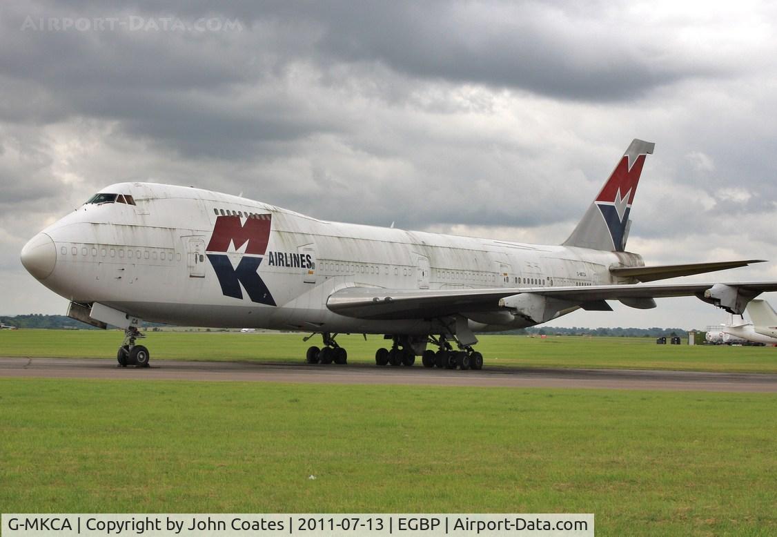 G-MKCA, 1980 Boeing 747-2B5B/SF C/N 22482, In storage