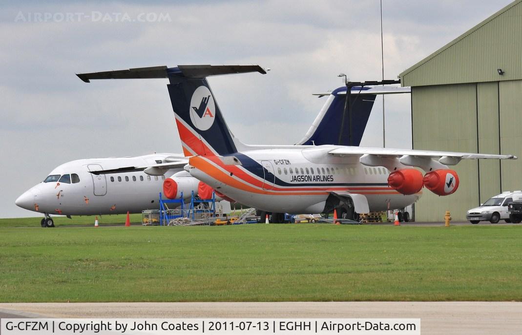 G-CFZM, 1996 British Aerospace Avro 146-RJ85 C/N E2299, Short lived Jagson Airways