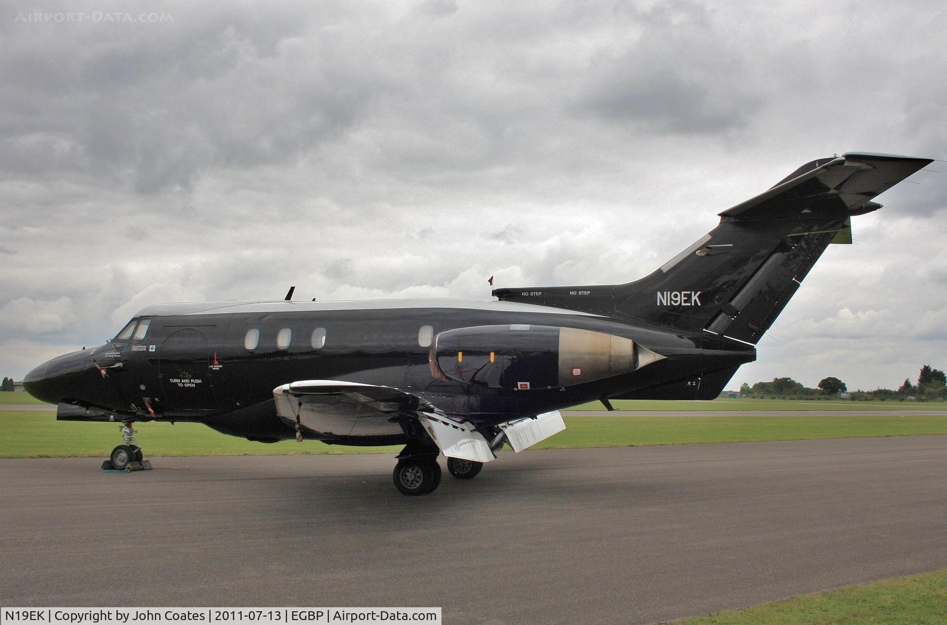N19EK, 1966 Hawker Siddeley HS.125 Dominie T.1 C/N 25076, ex RAF Dominie XS737 in storage