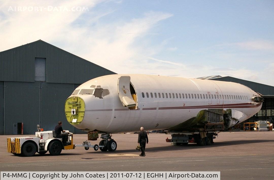 P4-MMG, 1965 Boeing 727-030 C/N 18368, Arrived by road (how else!) from Southend