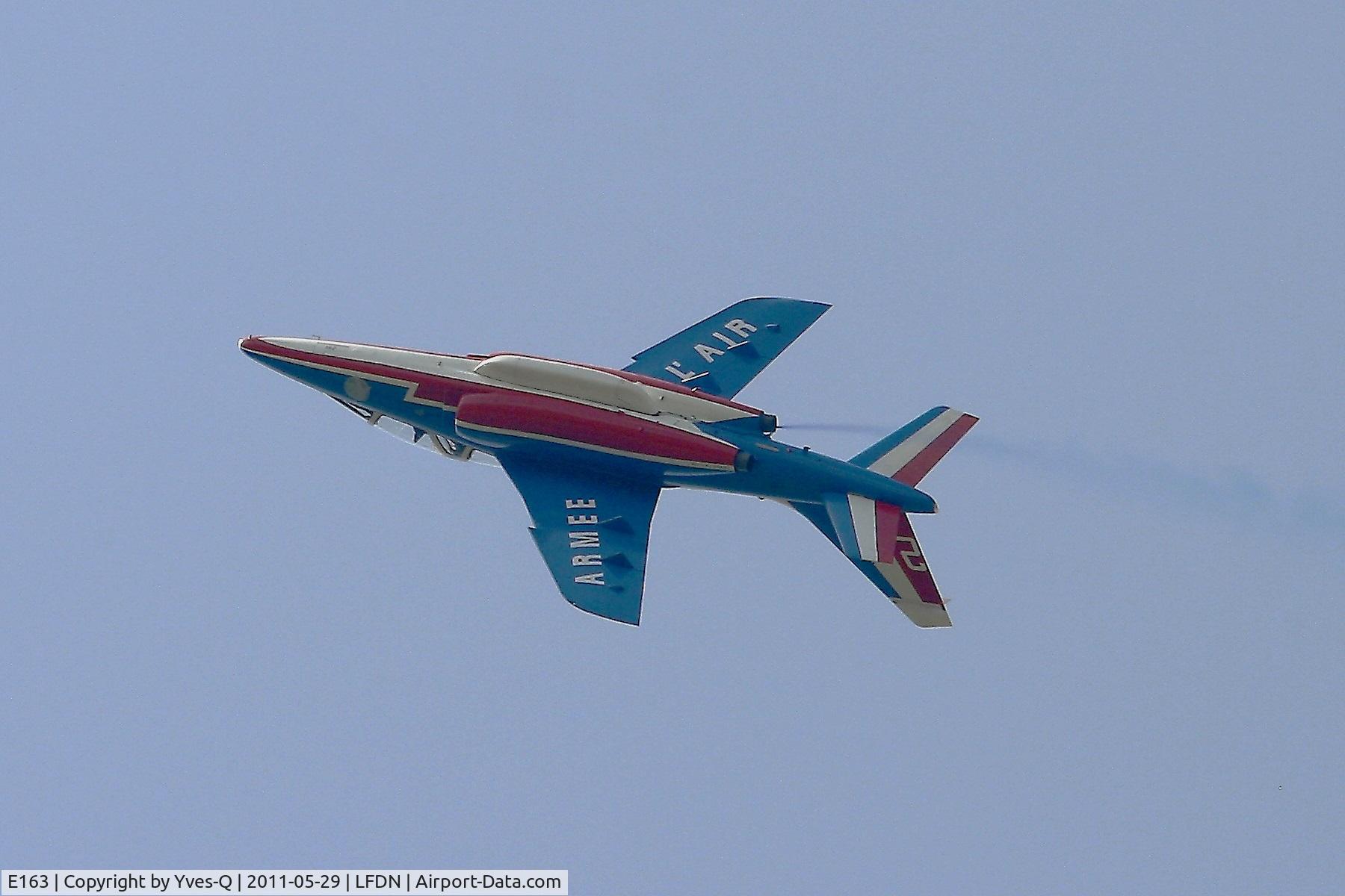 E163, Dassault-Dornier Alpha Jet E C/N E163, Dassault-Dornier Alpha Jet E (F-TERB), Athos 02 of Patrouille de France 2011, Rochefort-St Agnant AB 721 (LFDN-RCO) Open day 2011