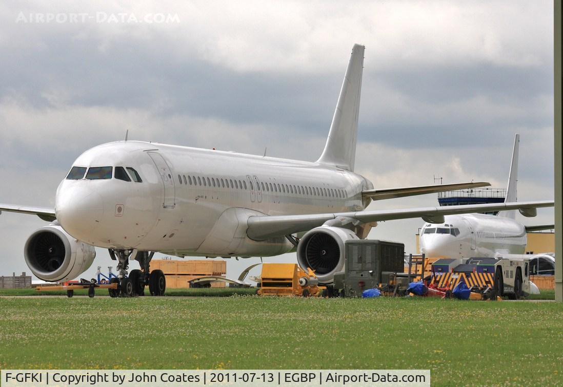 F-GFKI, 1989 Airbus A320-211 C/N 0062, ex Air France A320 and ex Germania B737 D-ADIH at ASI