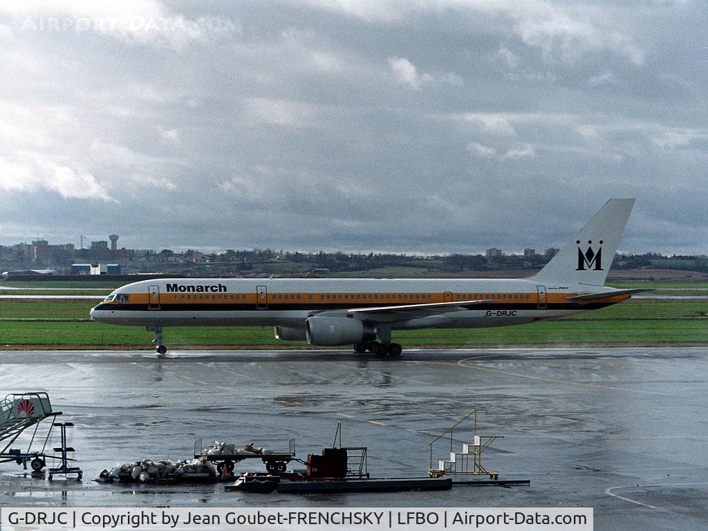 G-DRJC, 1987 Boeing 757-2T7 C/N 23895, Monarch from Manchester in 1994'