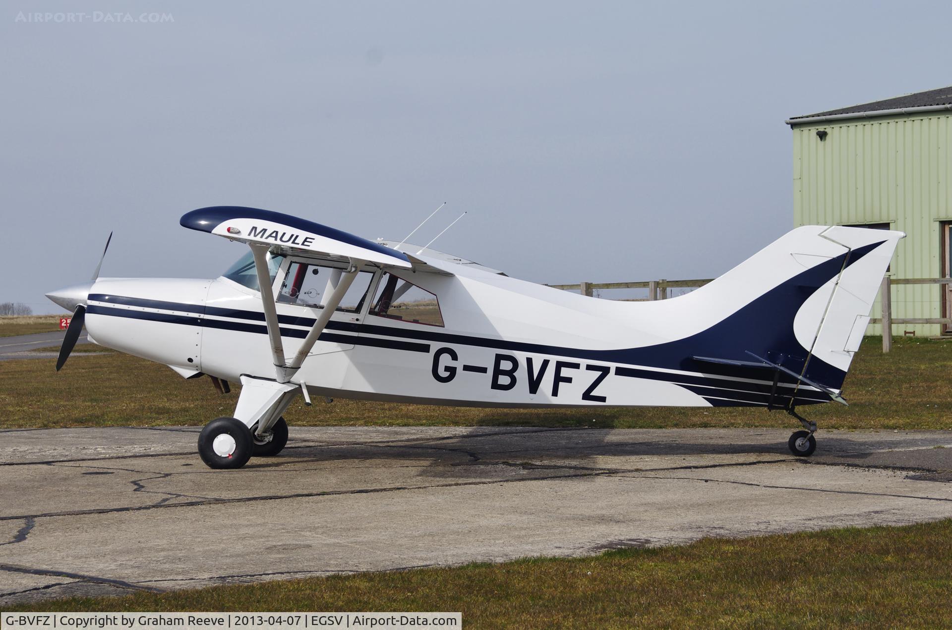 G-BVFZ, 1986 Maule M-5-180C C/N 8082C, Parked at Old Buckenhan.