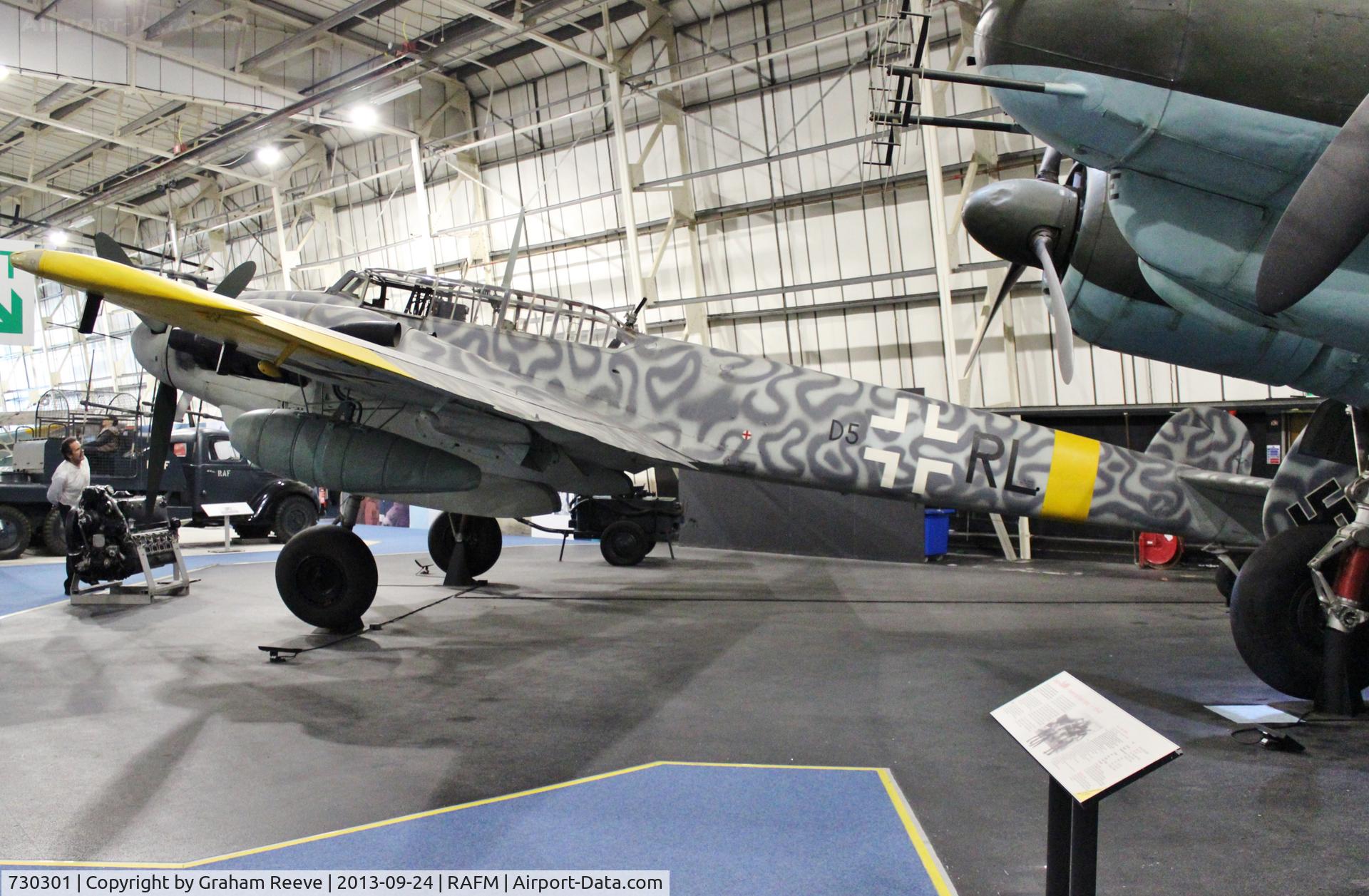 730301, Messerschmitt Bf-110G-4/R6 C/N 730301, On display at the RAF Museum, Hendon.
