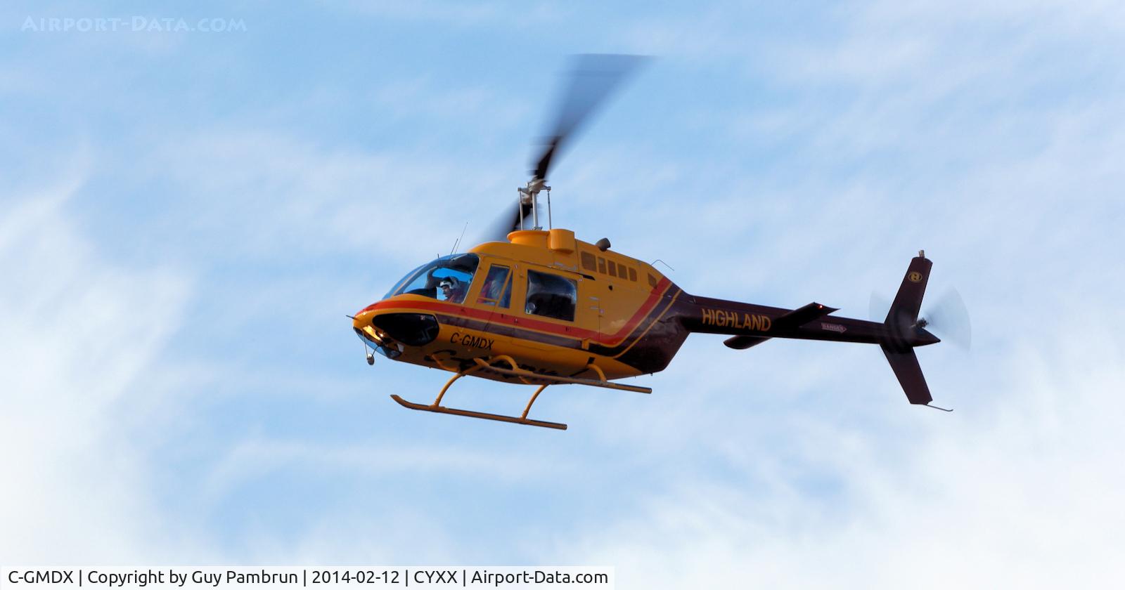 C-GMDX, 1980 Bell 206B JetRanger III C/N 3032, Returning to base