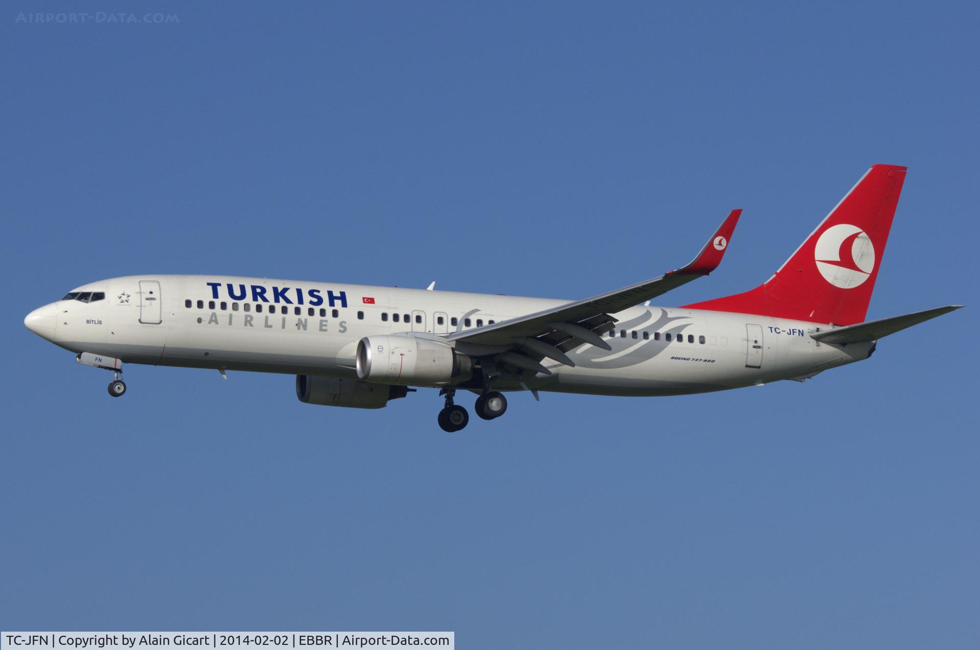 TC-JFN, 1999 Boeing 737-8F2 C/N 29776, Landing