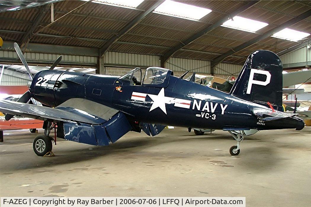 F-AZEG, 1944 Vought F4U-5NL Corsair C/N 124-724, Chance Vought F4U-5NL Corsair [Bu124724] La Ferte Alais~F 06/07/2006