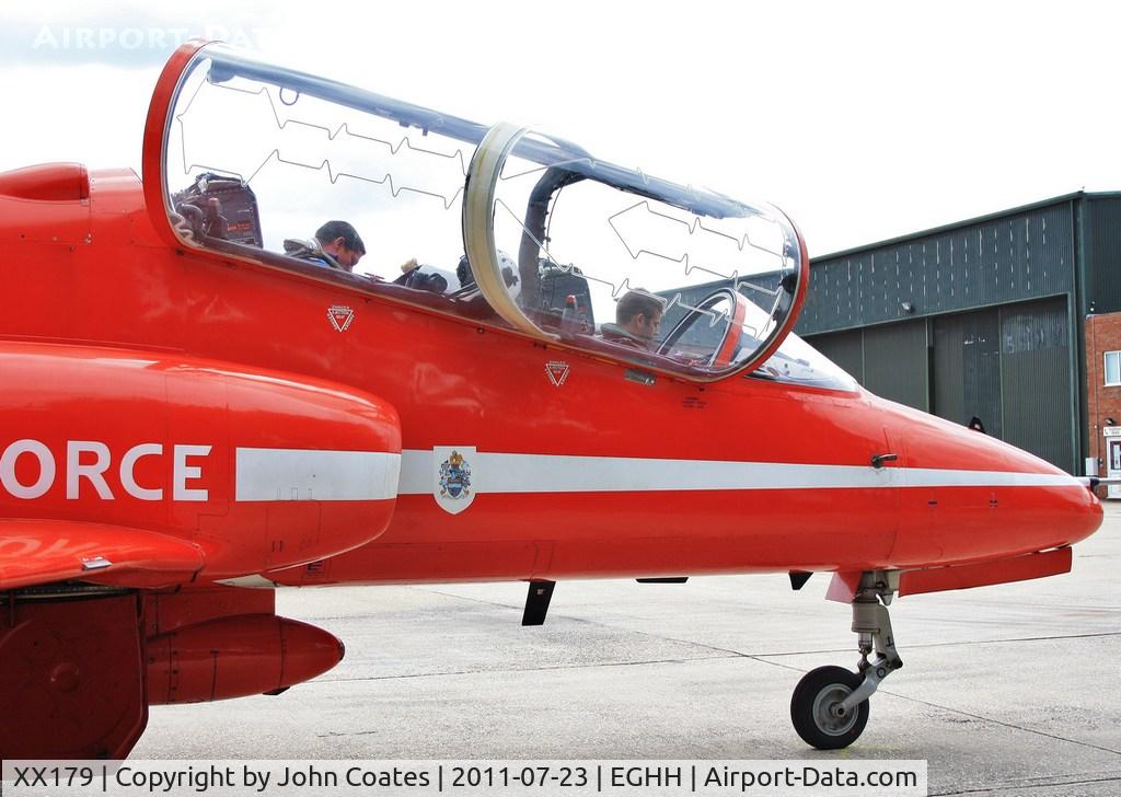 XX179, 1977 Hawker Siddeley Hawk T.1W C/N 026/312026, Preparing for departure