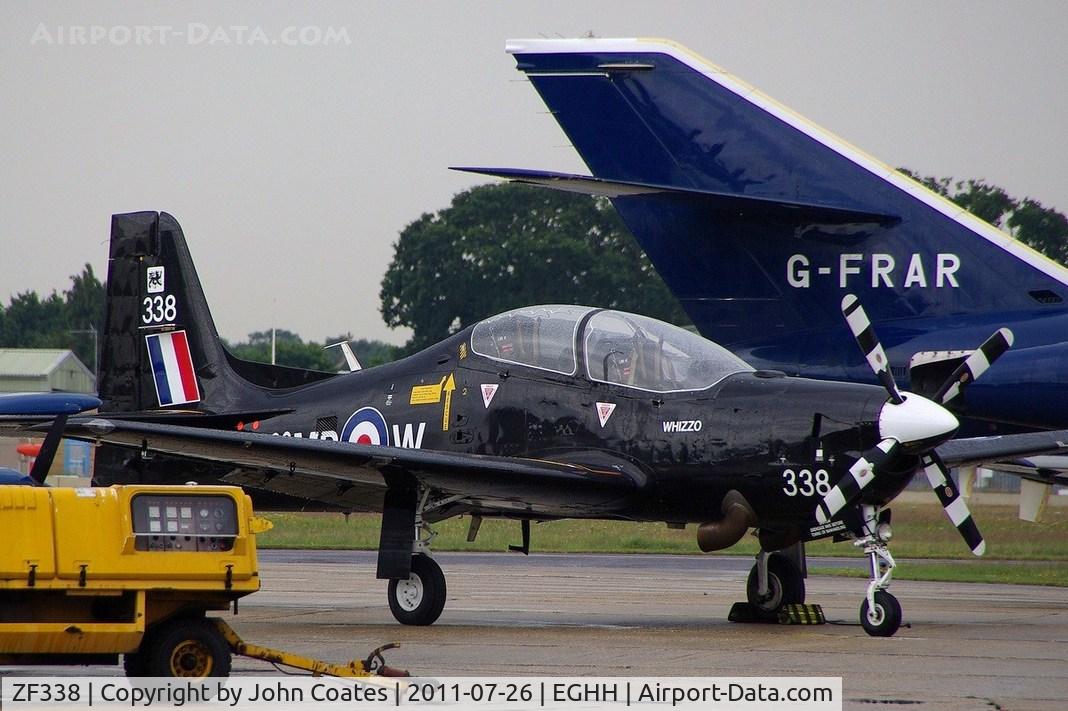 ZF338, 1991 Short S-312 Tucano T1 C/N S102/T73, Whizzo at Cobham