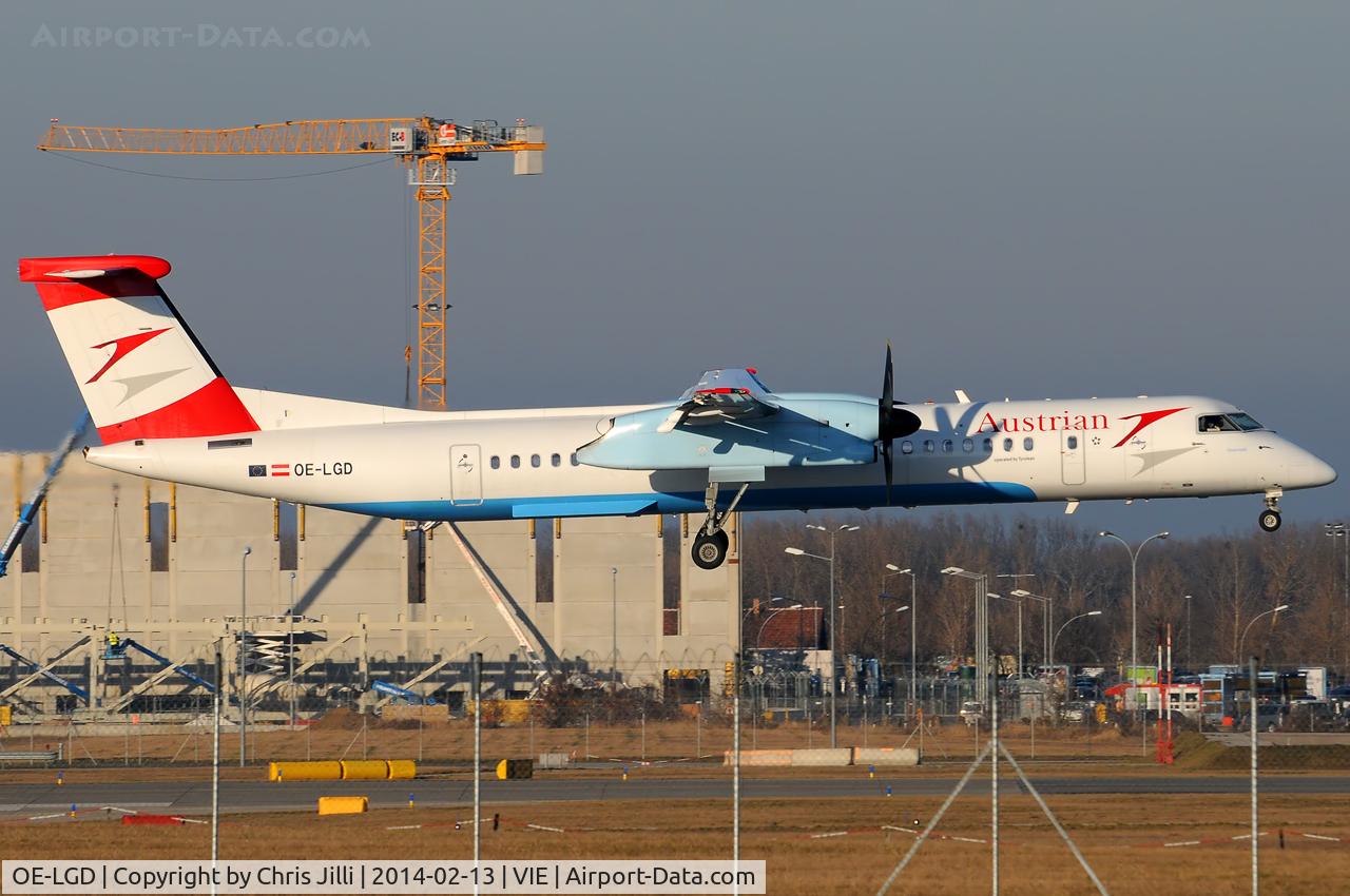 OE-LGD, 2000 De Havilland Canada DHC-8-402Q Dash 8 C/N 4027, Austrian Airlines