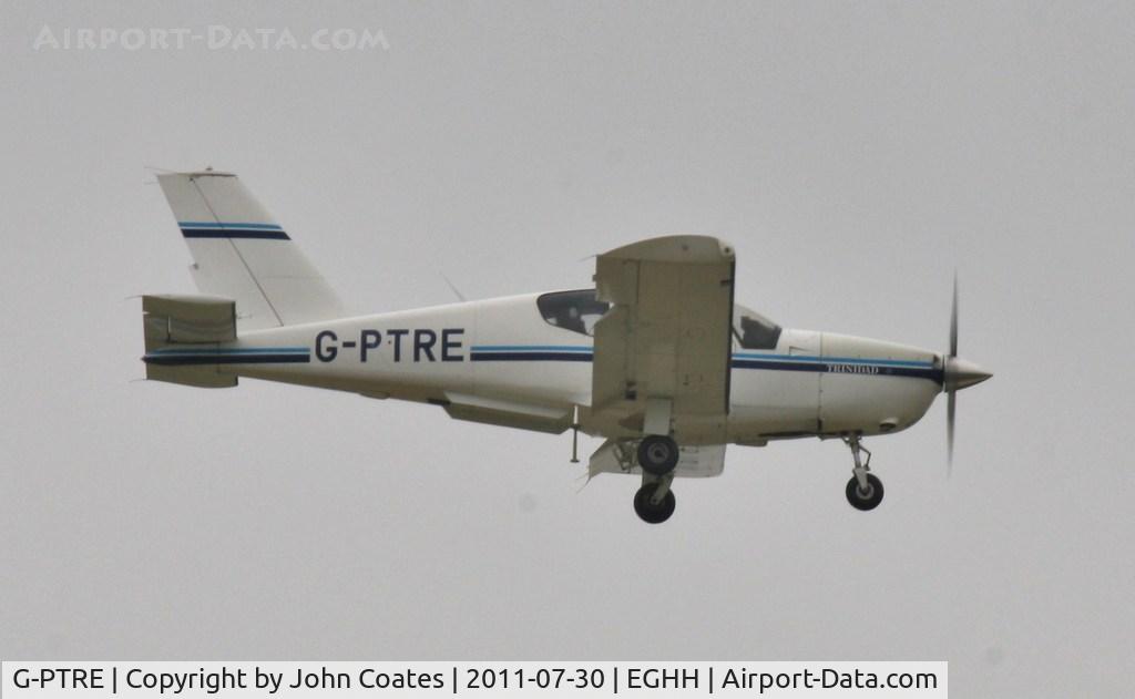 G-PTRE, 1987 Socata TB-20 Trinidad C/N 762, Arriving in bad weather
