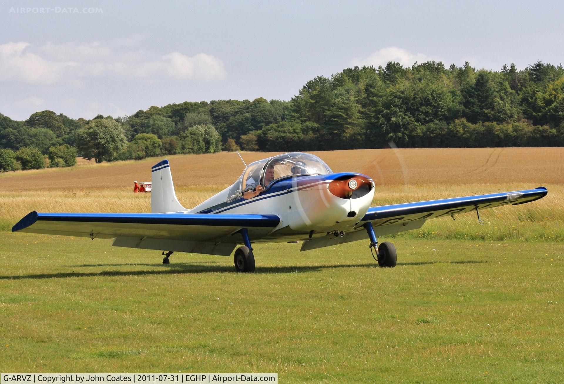 G-ARVZ, 1962 Rollason Druine D-62B Condor C/N RAE/606, At Popham fly-in