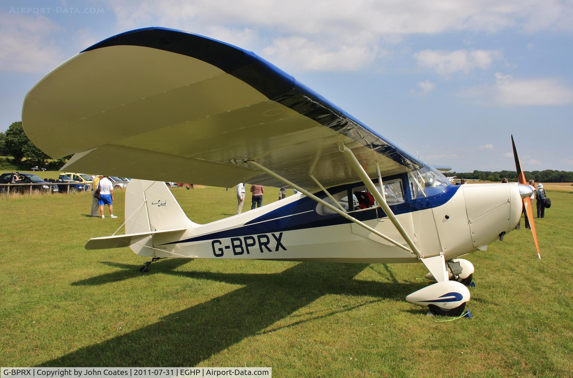 G-BPRX, 1946 Aeronca 11AC Chief Chief C/N 11AC-94, At Popham fly-in