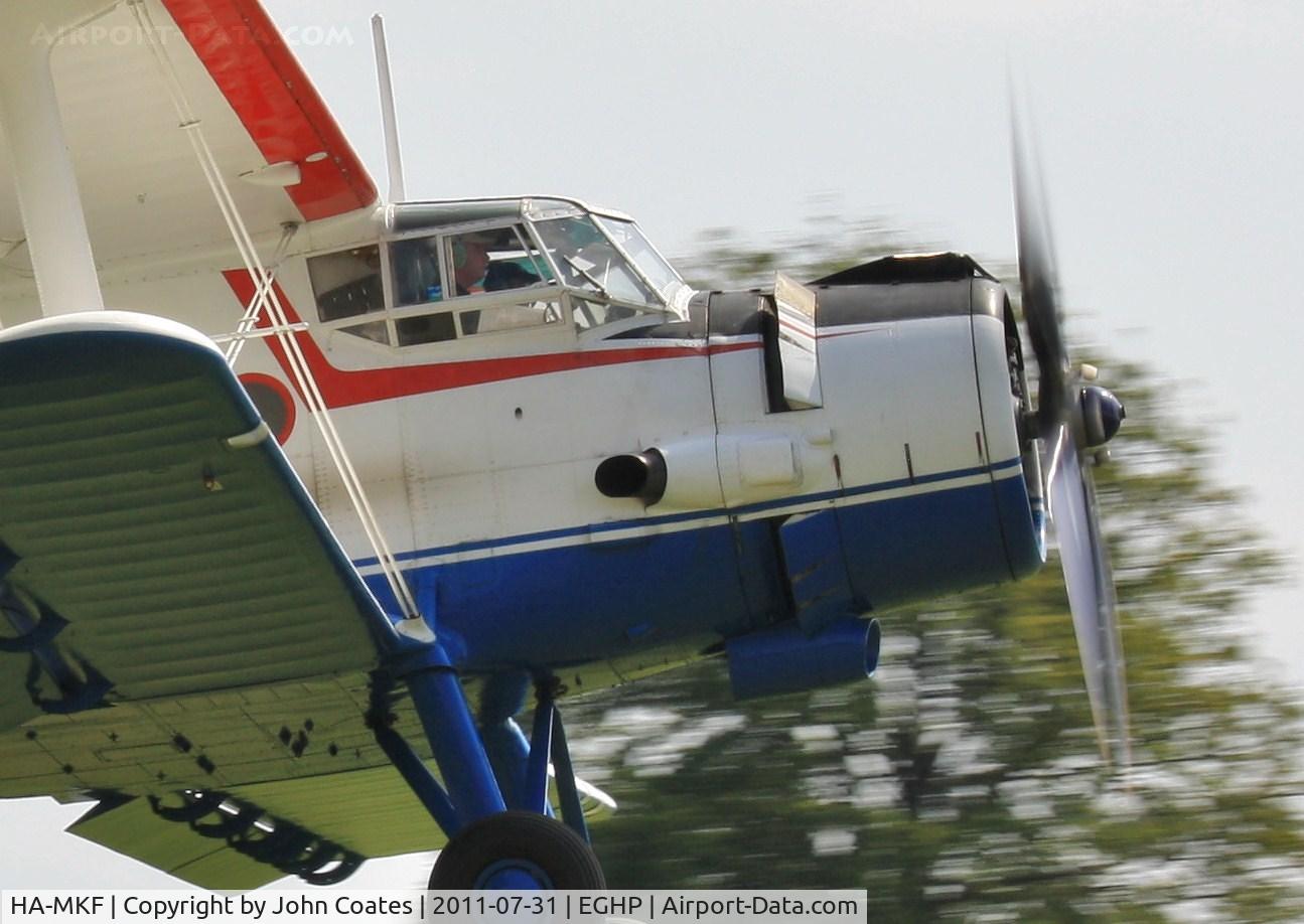 HA-MKF, 1985 Antonov An-2TP C/N 1G233-43, Close up at Popham